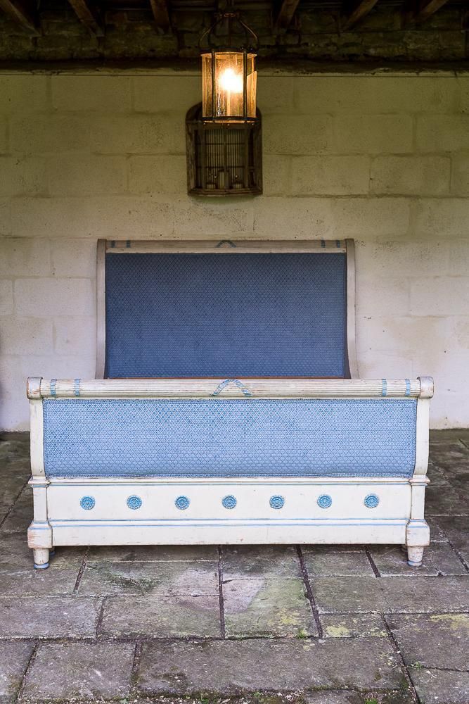 Nineteenth Century French Painted Bed photo furniture