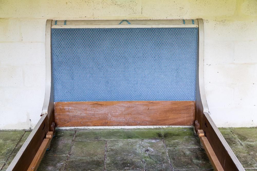 Nineteenth Century French Painted Bed photo Furniture