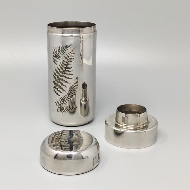 Astonishing Italian Sambonet Cocktail Shaker Graffiti Collection photo Home Decor
