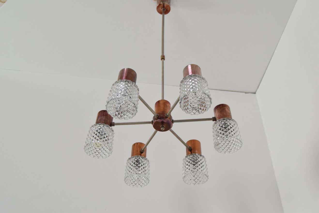 Lighting Mid Century Chandelier By Kamenicky Senov,1960's photo
