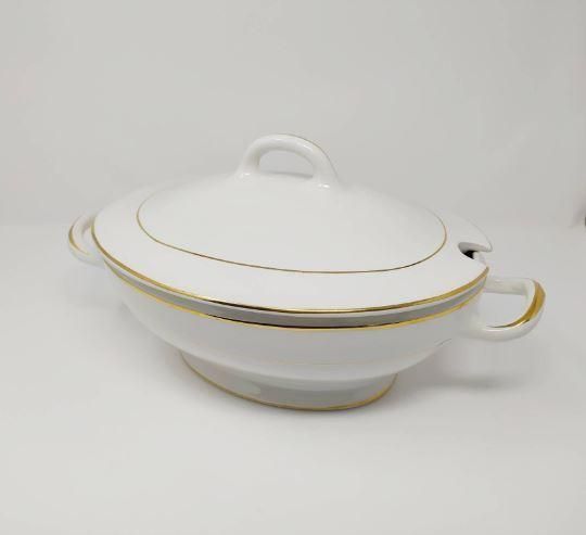 1950s Original Astonishing Tureen Soup Set Made In Italy (Ceramic By Laveno) photo 164.0