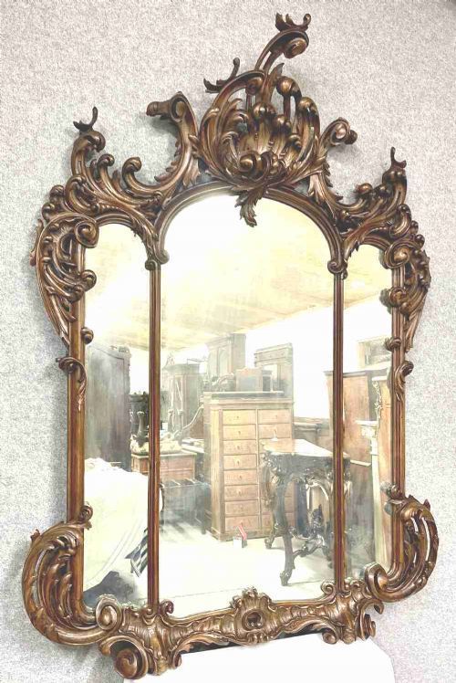 Stunning Antique Walnut Console Table photo furniture