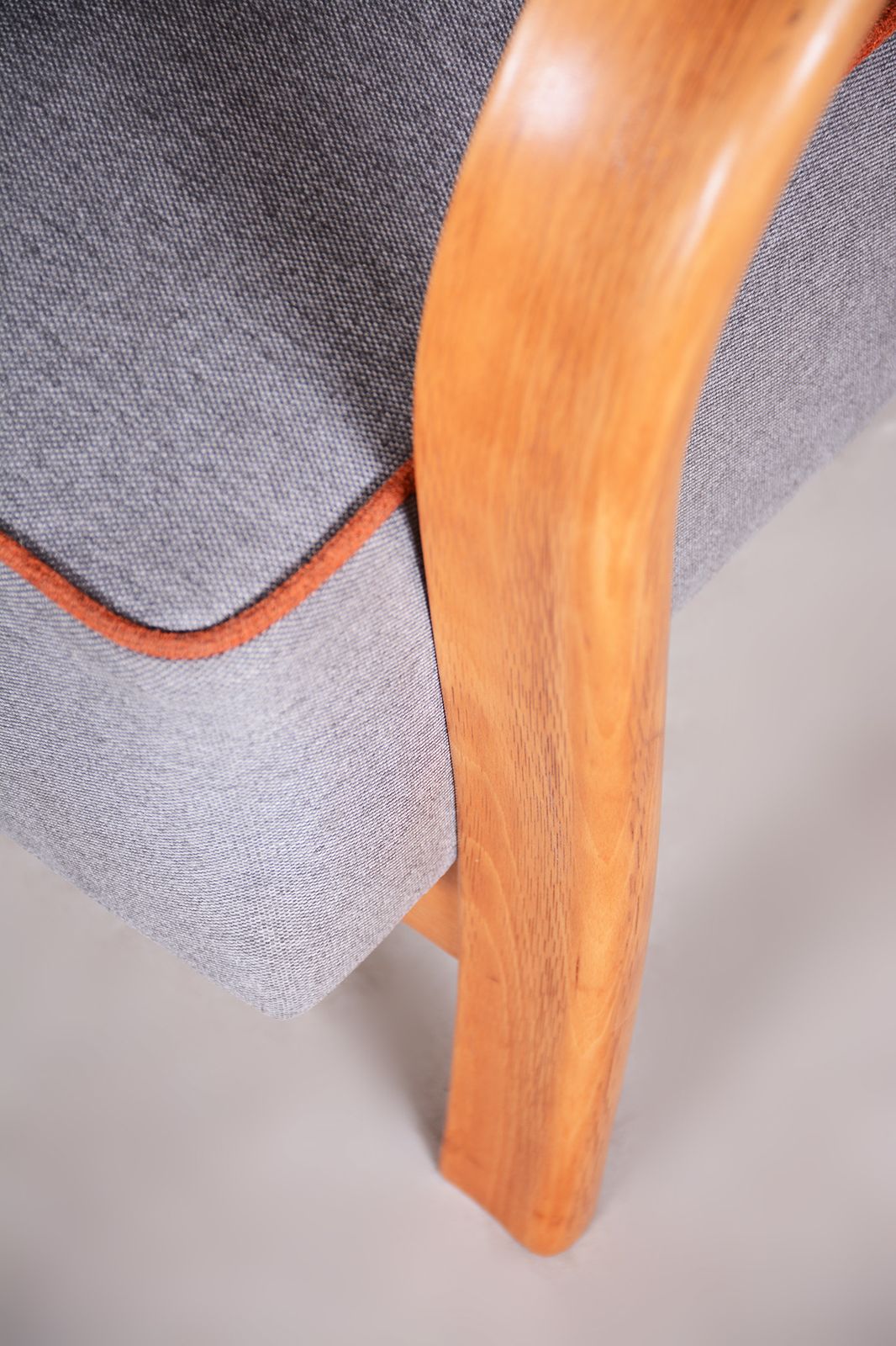 Art Deco Armchair Made In 1930s Czechia. Beech. Designed By Koželka And Kropáček photo Furniture