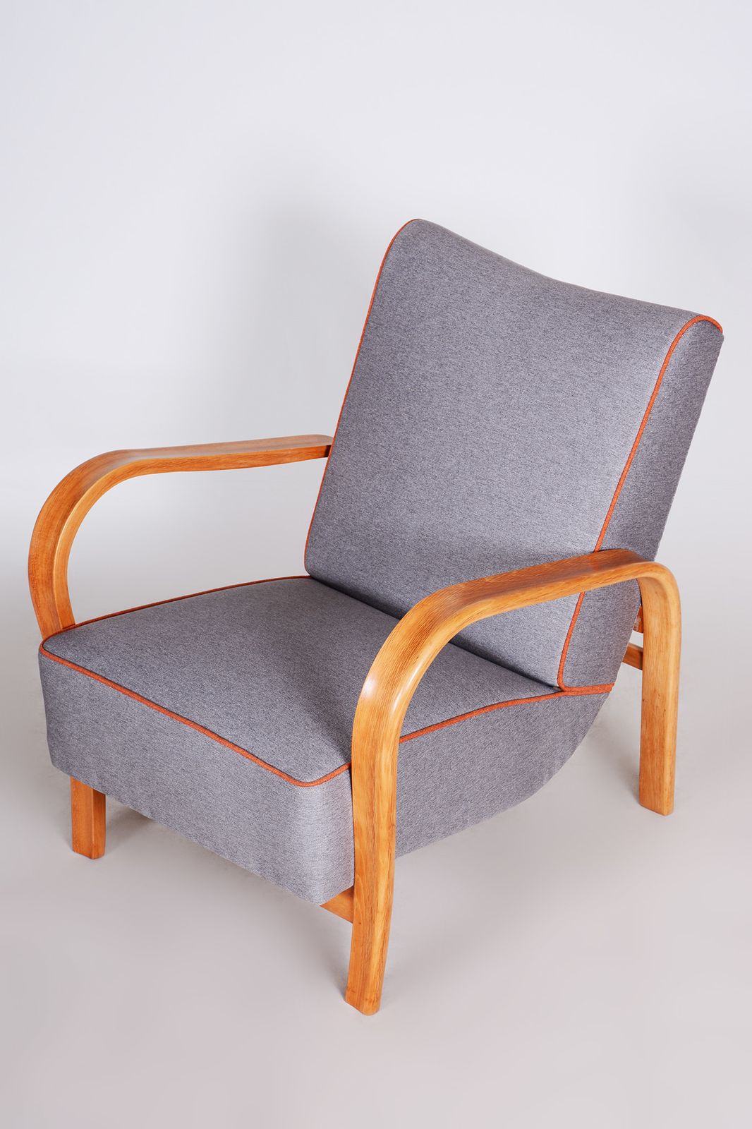 photo for sale Art Deco Armchair Made In 1930s Czechia. Beech. Designed By Koželka And Kropáček