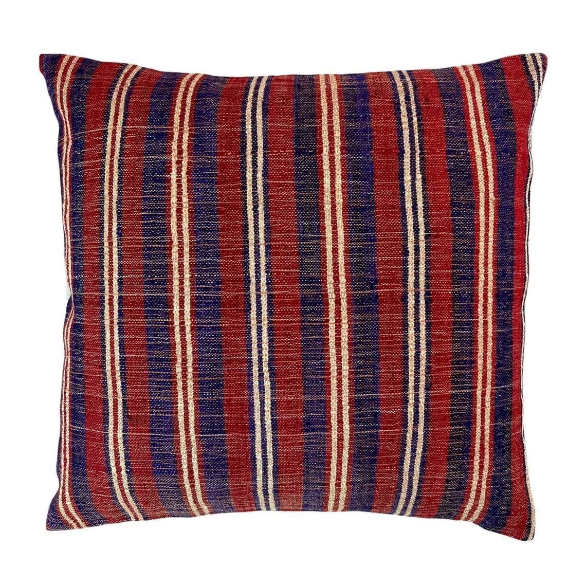 Anatolian Handwoven Kilim Pillow Cushion Cover Kilim Pillow Cover Tribal Pillow Ethnic Kelim Kissenbezug  60x60 Cm Kilim Cushion Cover photo vintage