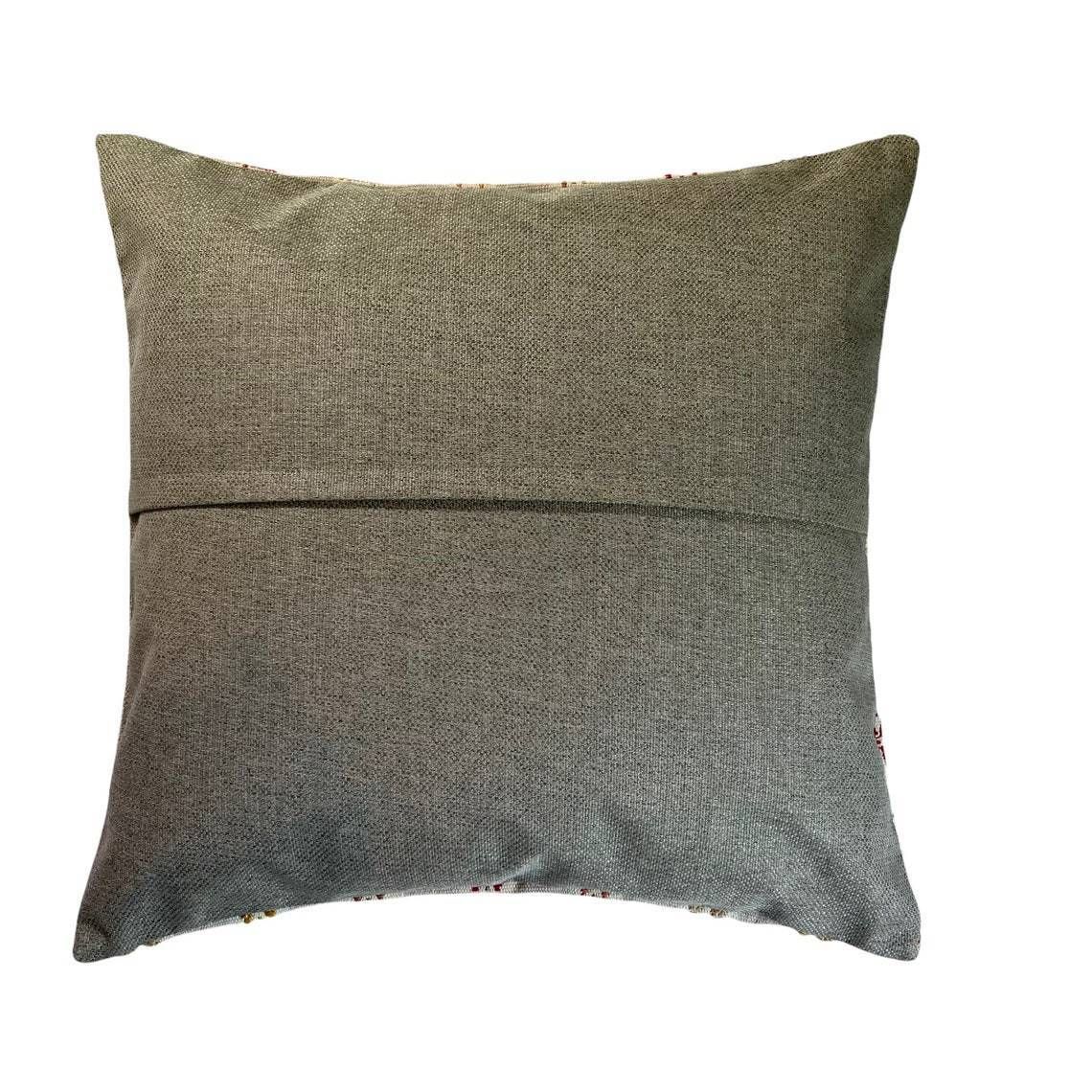 Anatolian Handwoven Kilim Pillow Cushion Cover Kilim Pillow Cover Tribal Pillow Ethnic Kelim Kissenbezug  60x60 Cm Kilim Cushion Cover photo for sale