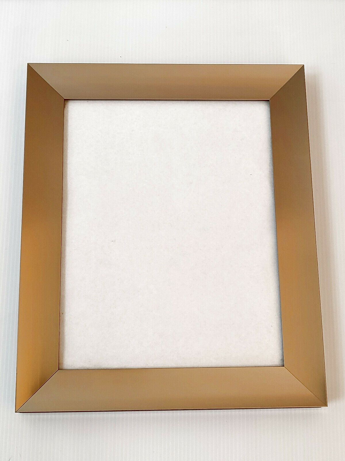 Superb Vintage 1970 Photo Frame In Light Gold Brushed Steel 70s 1970s photo Home Decor