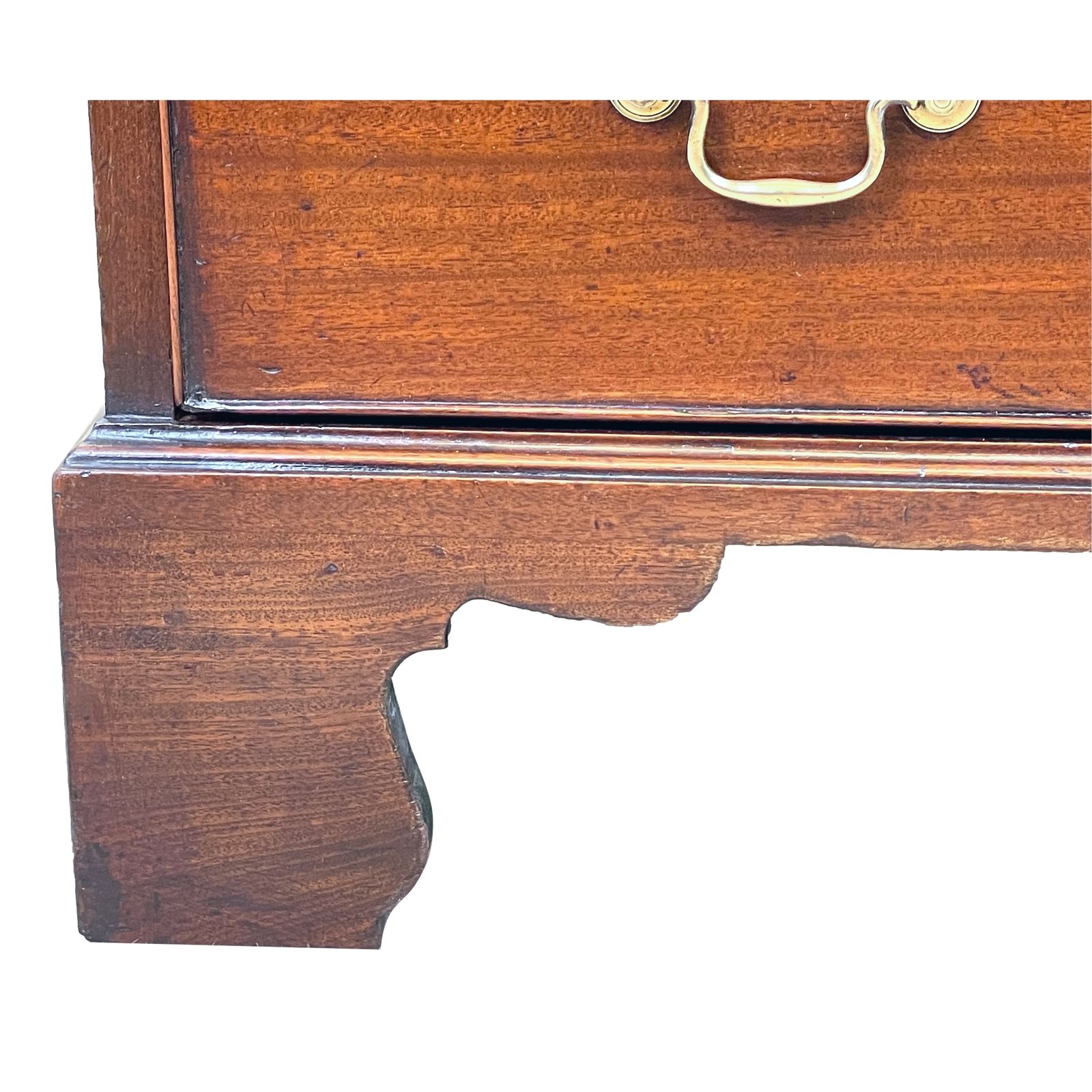 photo furniture Small Georgian Mahogany Chest With Slide (England, Circa 1760)