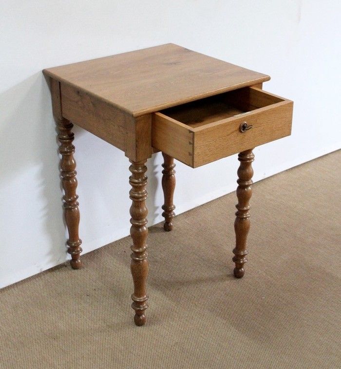 Small Table In Oak, In The Louis Philippe Style   2nd Part Of The 19th Century photo Furniture