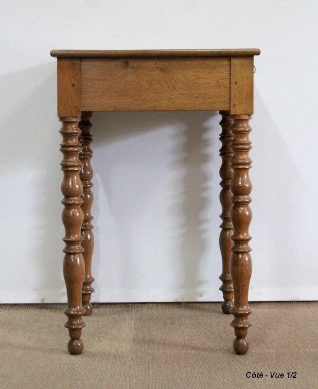 photo vinterior Small Table In Oak, In The Louis Philippe Style   2nd Part Of The 19th Century