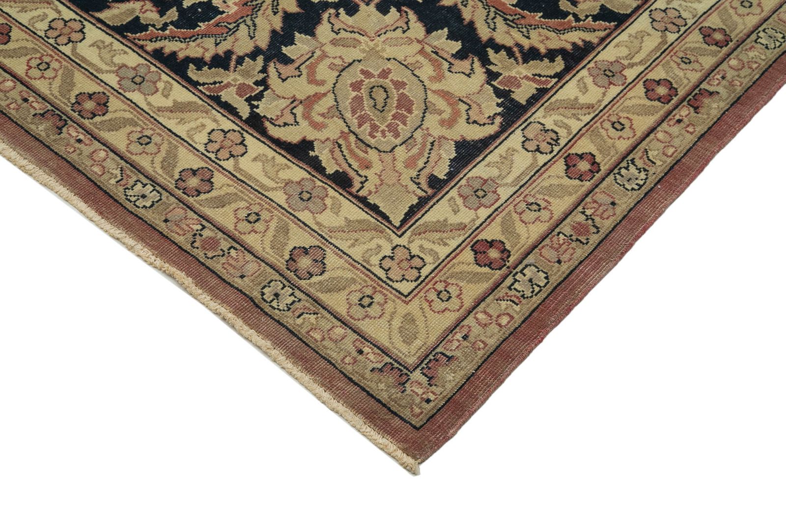 Handmade Wool Oriental Beige Large Oushak Area Rug   400 Cm X 490 Cm photo Textiles