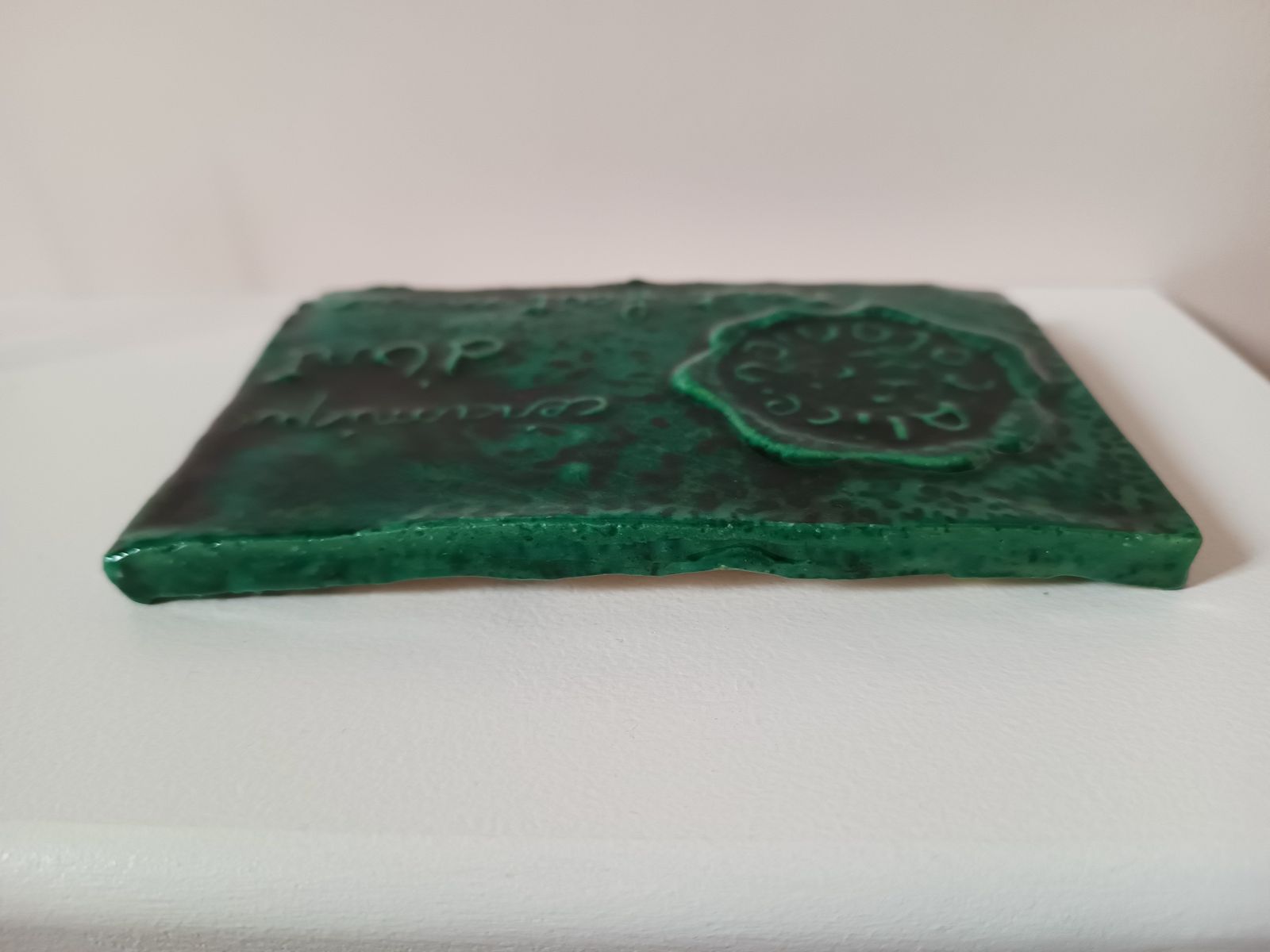 Rare Promotional Tile By Alice Colonieu, France C1955 photo 195.0
