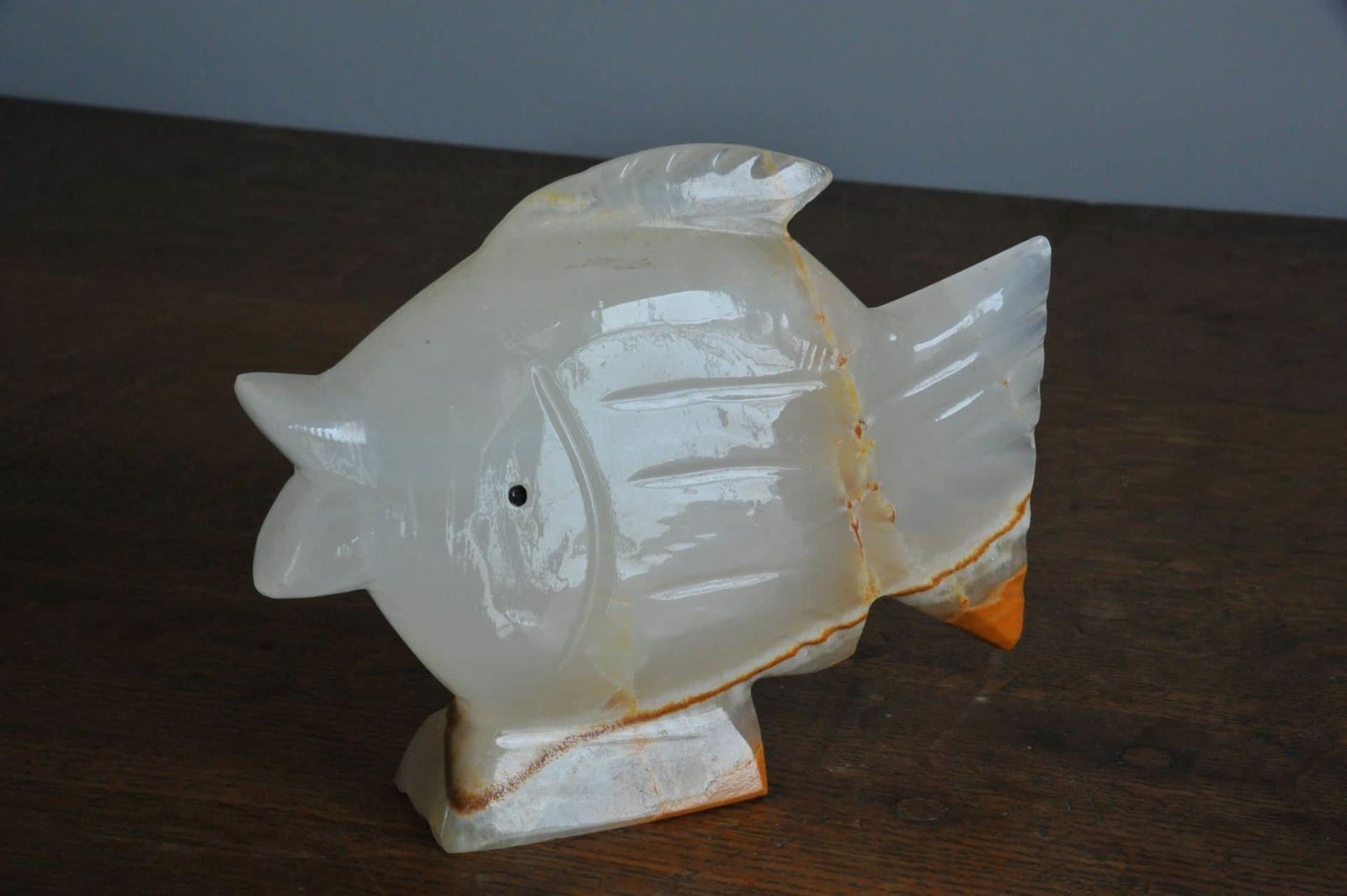 Carved Onyx Fish photo furniture