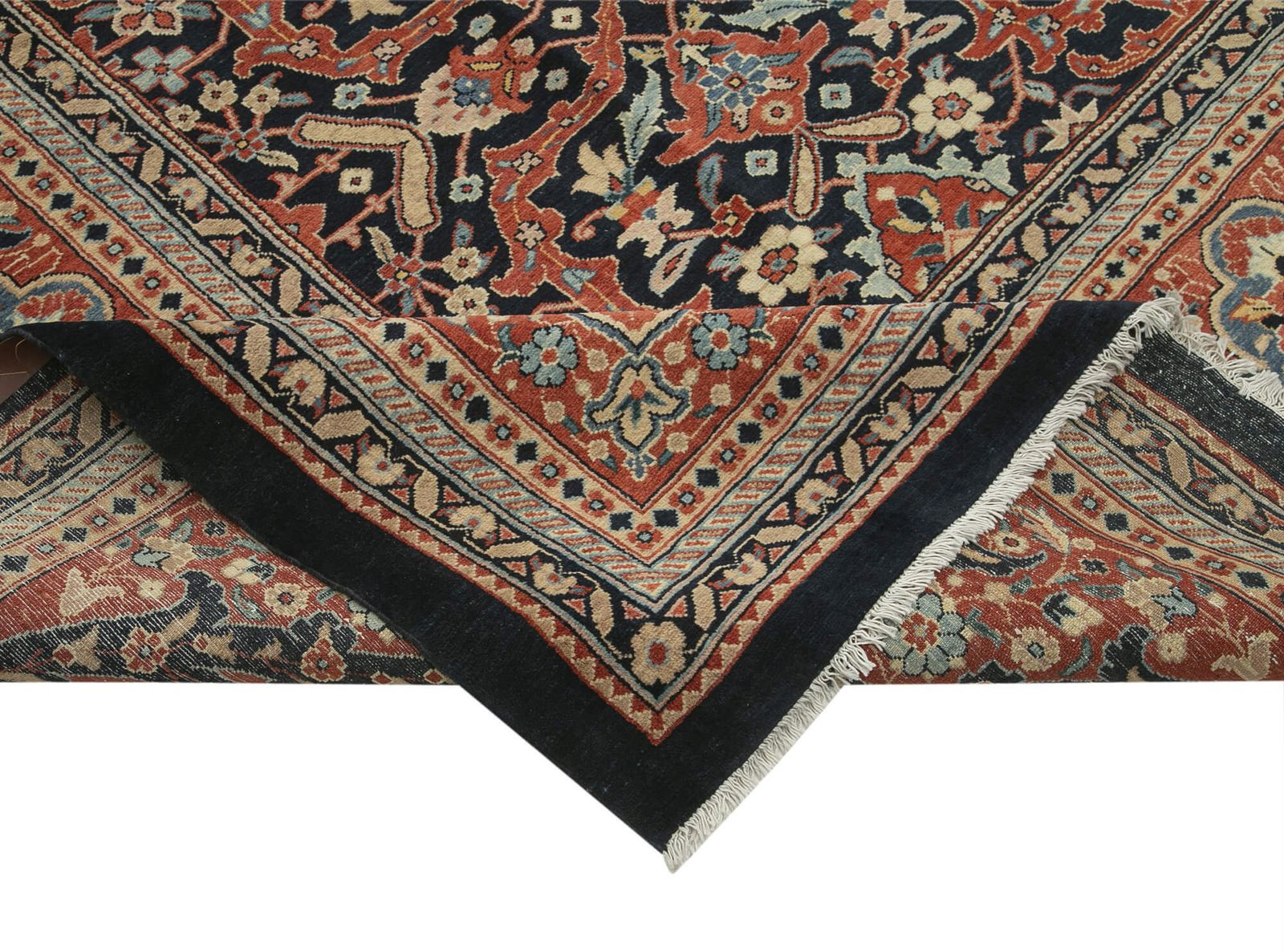 2000s Oriental Hand Knotted 419cm X 576cm Wool Oushak Area Rug photo vinterior