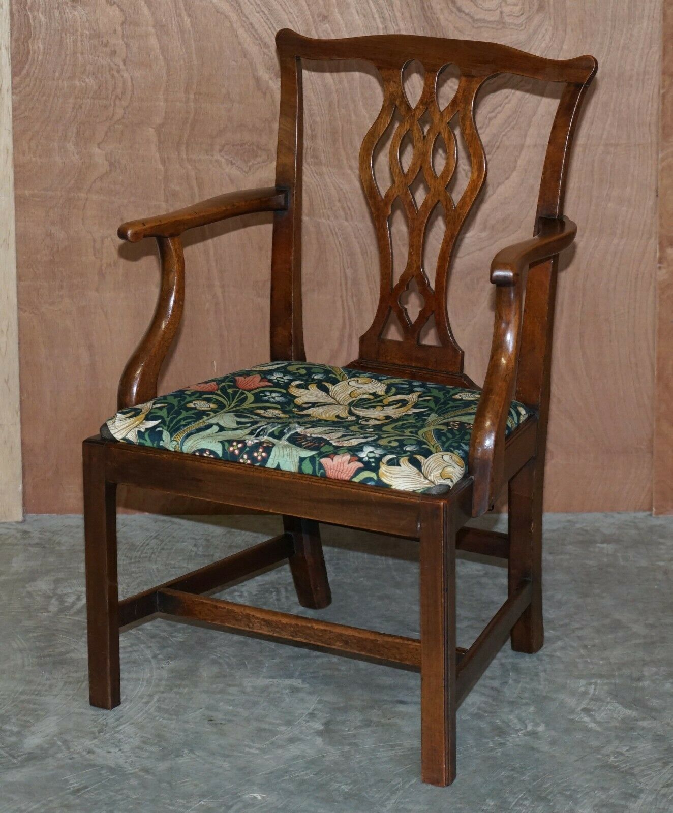 photo for sale 8 Antique George III Circa 1830 Thomas Chippendale Dining Chairs William Morris