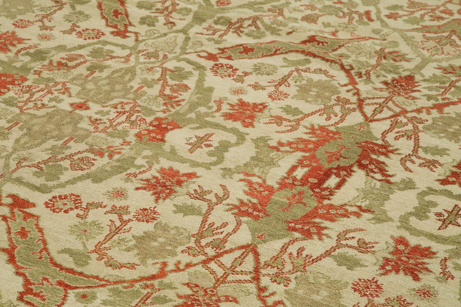 Oriental Handmade 2000s 367 Cm X 560 Cm Beige Large Area Oushak Rug photo 16374.0