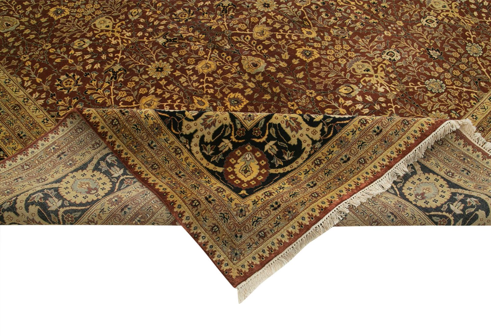 Oriental Handmade 2000s 360 Cm X 545 Cm Red Large Area Oushak Rug photo vinterior