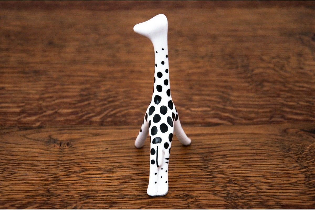 Porcelain Giraffe Figurine By ćmielów, Poland, 1960s. Design By Hanna Orthwein. photo 241.0