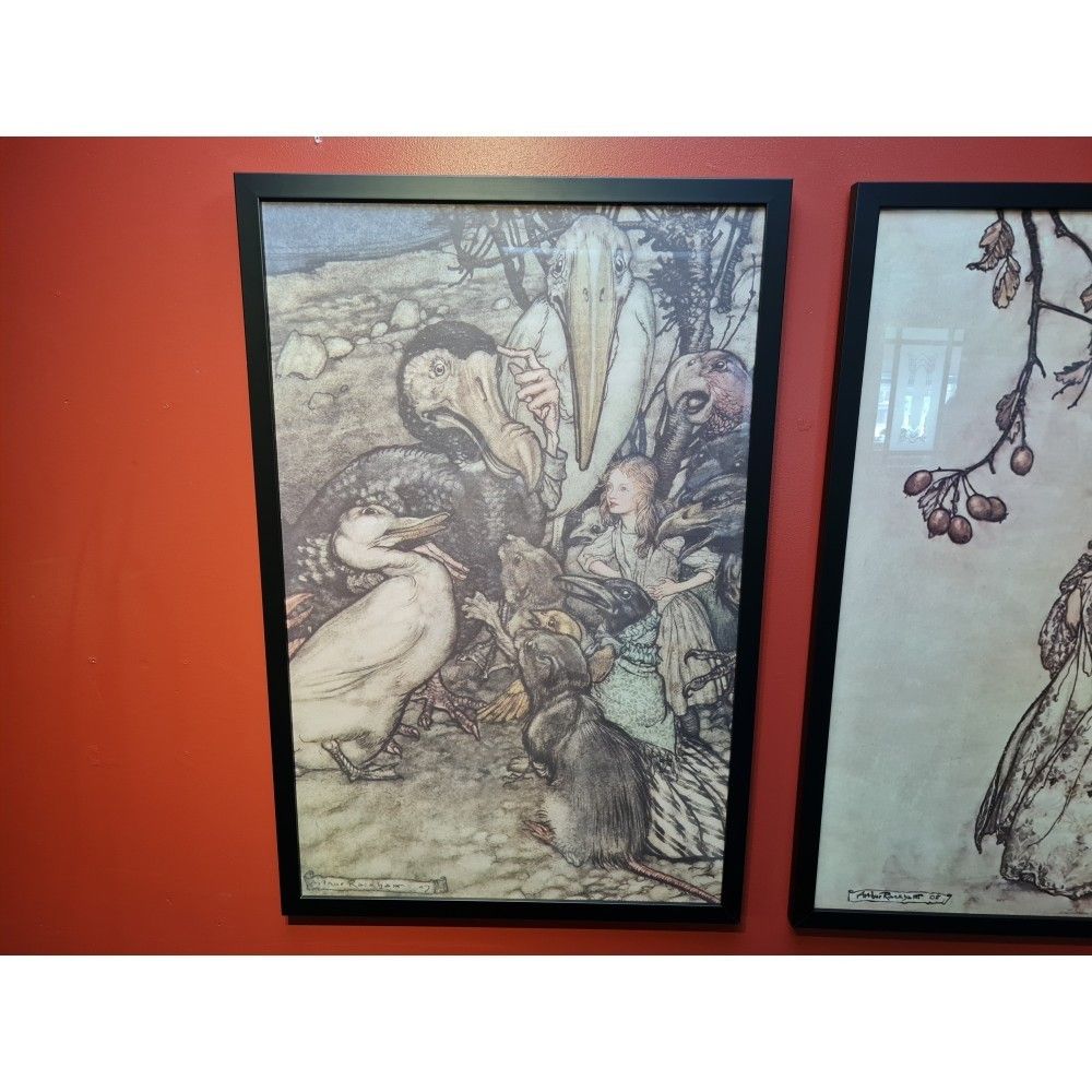 Pair Of 1970's Arthur Rackham Framed Prints photo 245.0