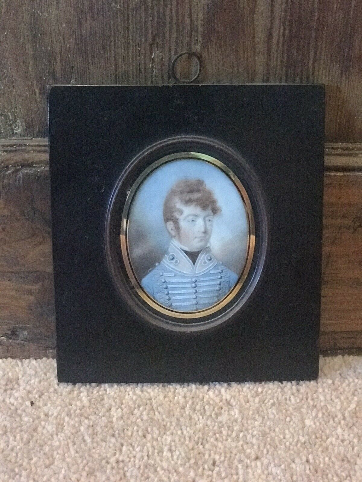Portrait Miniature Of Captain Maitland Pow Battle Of Waterloo photo for sale