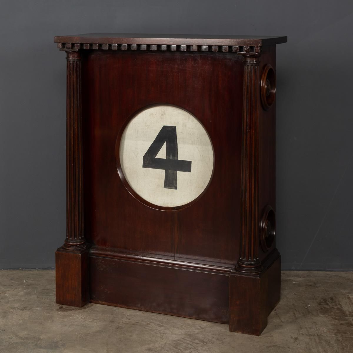 20th Century British Large Mahogany Perpetual Calendar, C.1920 photo furniture