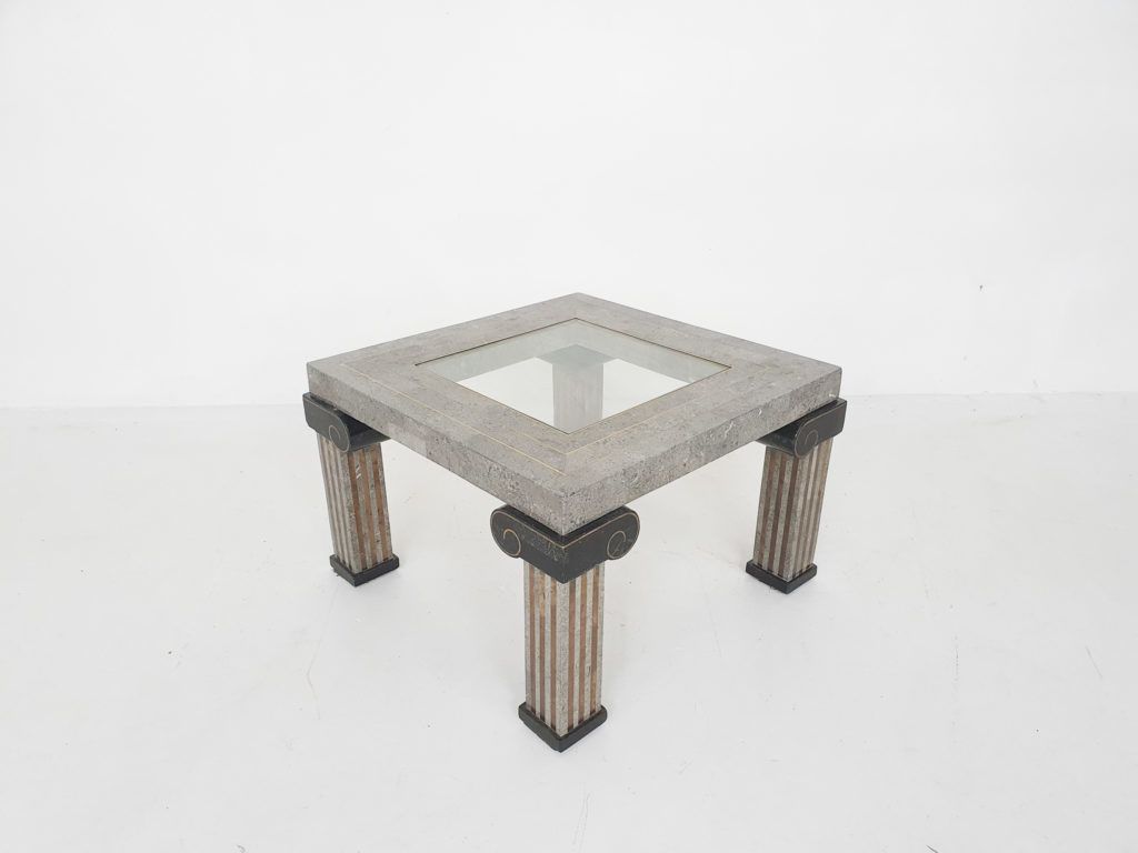 Maitland Smith Tesselated Coffee Table, U.S.A., Jaren 1980