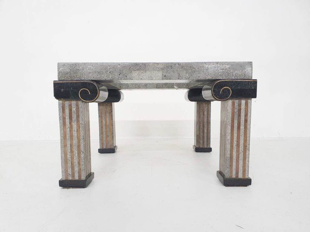 Maitland Smith Tesselated Coffee Table, U.S.A., Jaren 1980 photo for sale