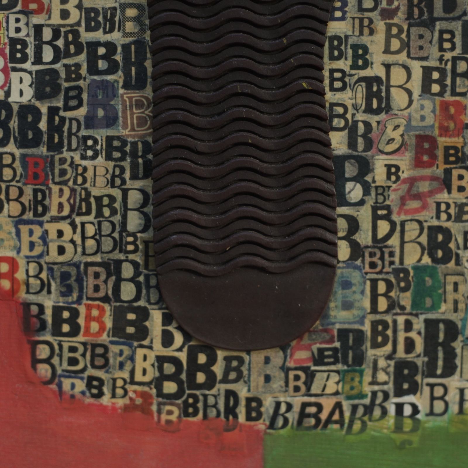 1980's Postmodern Mixed Media Collage Artwork Or Painting // Signed Original Work photo furniture