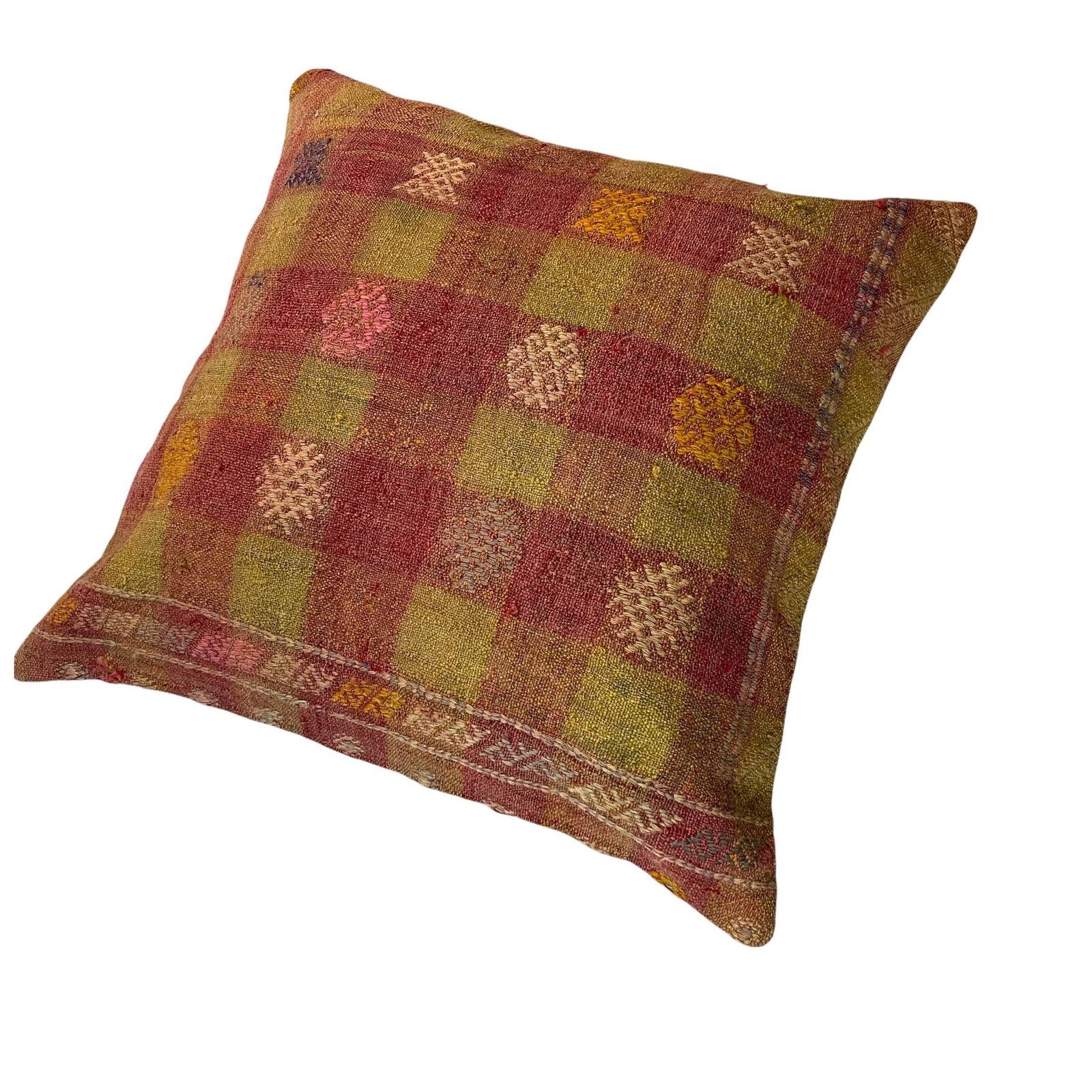 Kilim Pillow 60 X 60 Cm Tapis Kelim Cover, Vintage Meditation Bench Kelim Teppich Boho Kilim Cushion Kilim Sofa Turkish Pillow photo furniture
