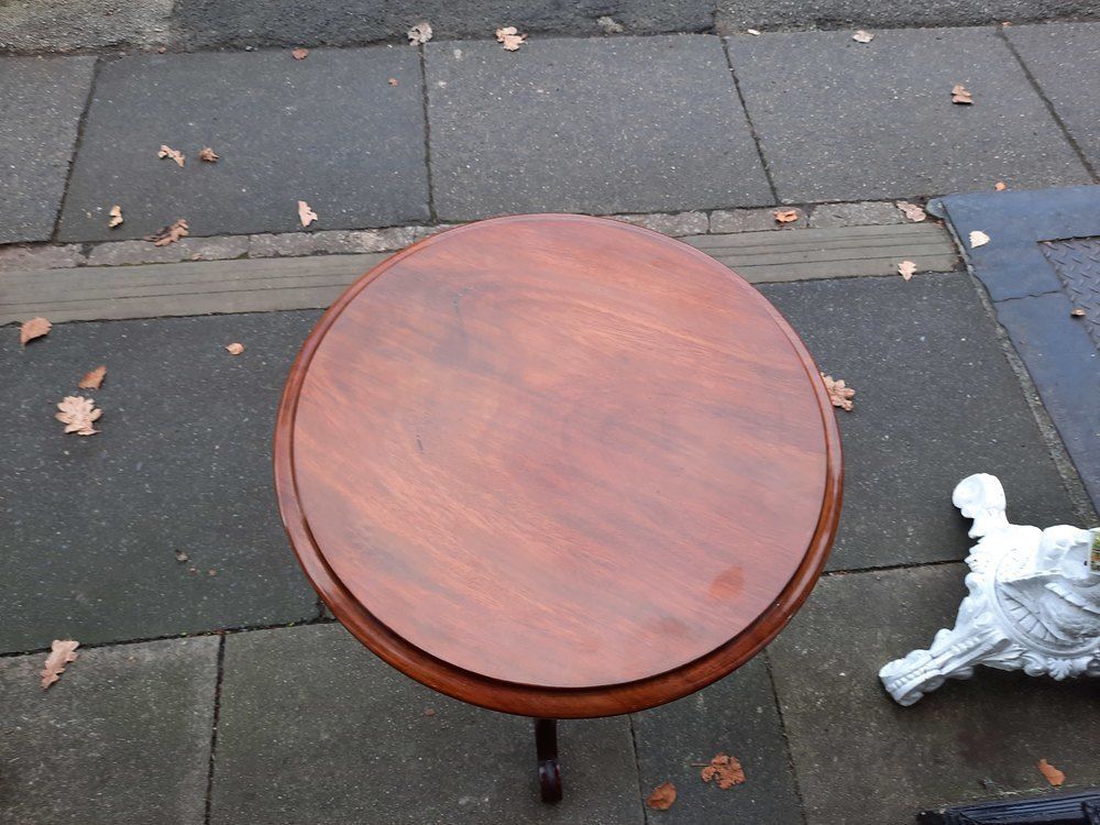 Victorian Mahogany Occasional Lamp Table photo furniture