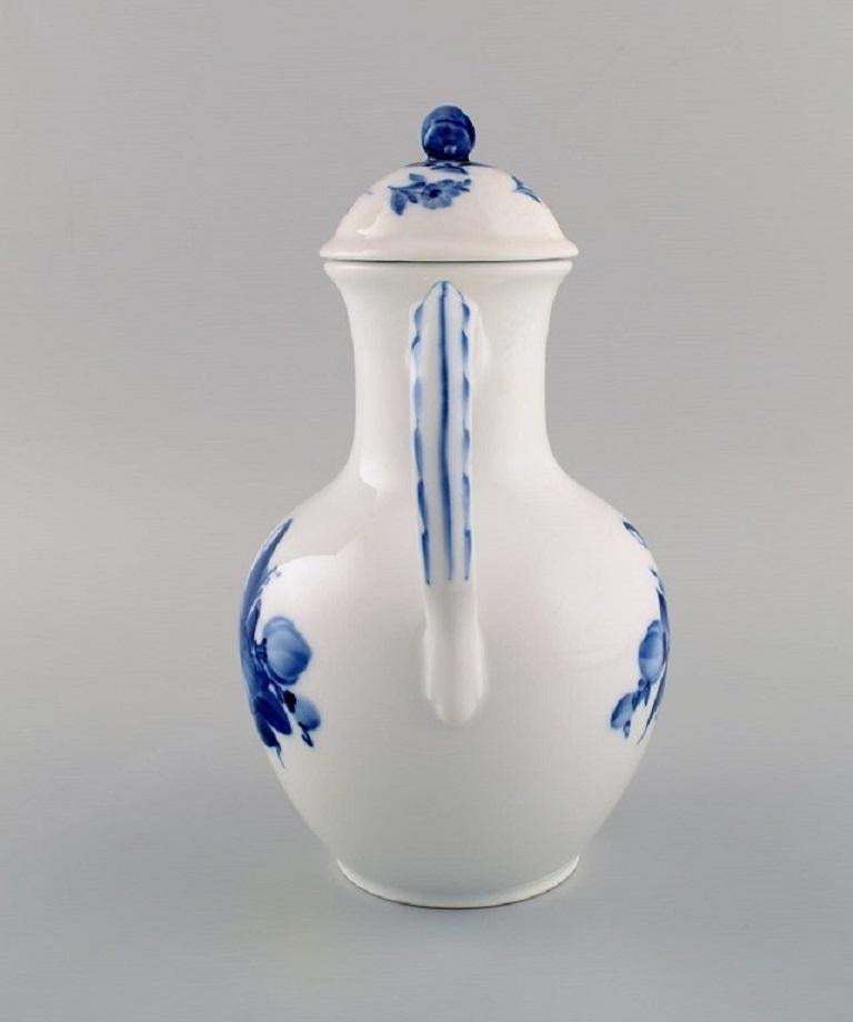 Antique Royal Copenhagen Blue Flower Braided Coffee Pot photo vinterior