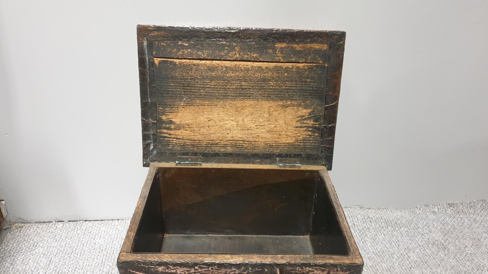 photo furniture Very Nice Copper Fireside Box