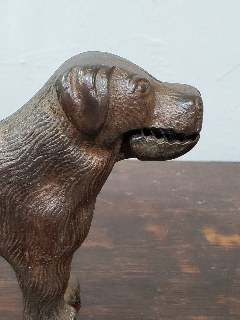 Victorian Cast Metal Nutcracker Dog C1880 photo Home Decor