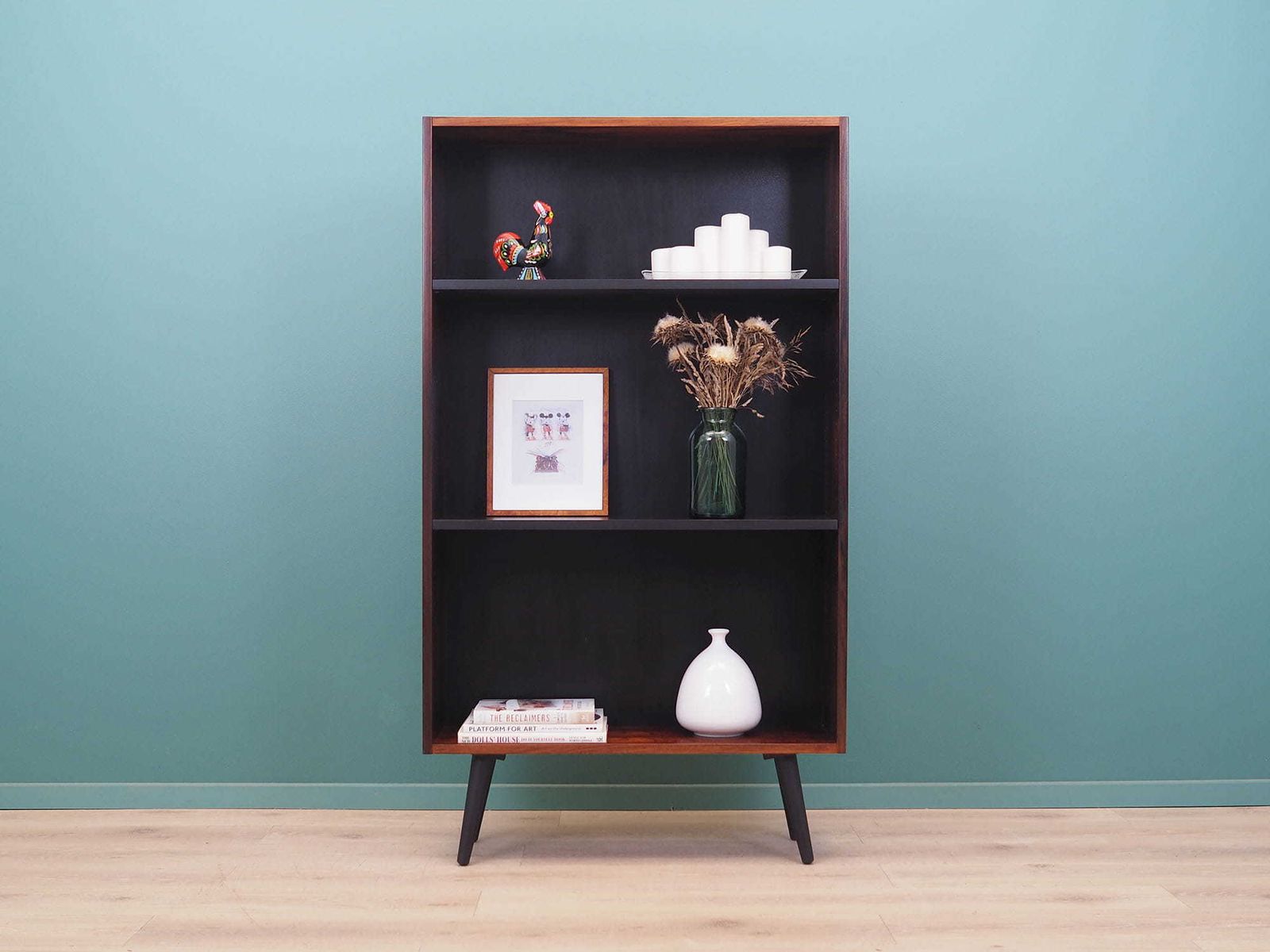 Vintage Bookcase, Danish Design, 1970s, Production: Denmark photo furniture