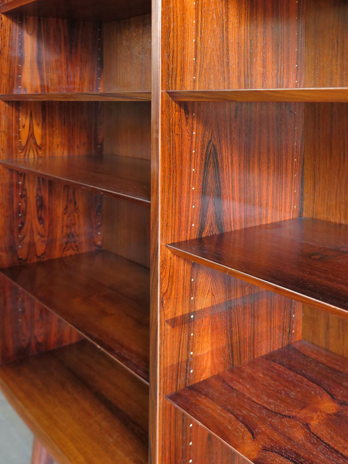 Scandinavian Dark Wood Bookcase Design Gunni Omann , 1960s photo buy