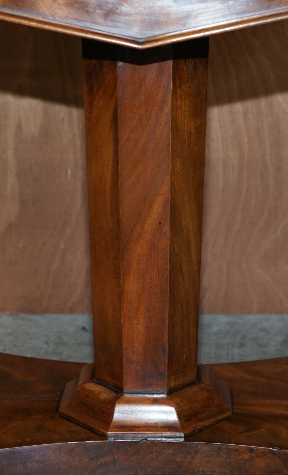 Rare William IV Circa 1830 Mahogany Occasional Table Chess Board Games Cards Top photo vintage