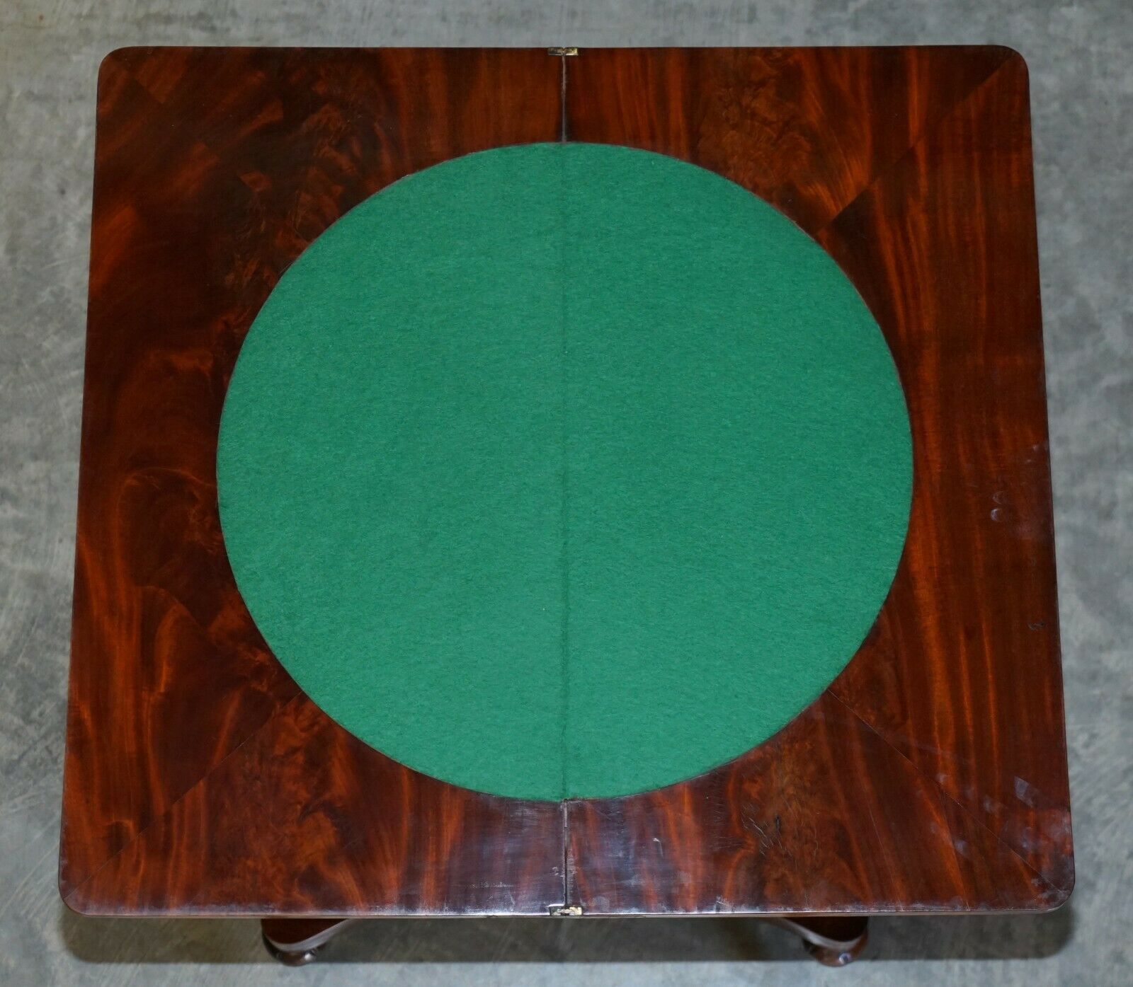 Furniture Rare William IV Circa 1830 Mahogany Occasional Table Chess Board Games Cards Top photo