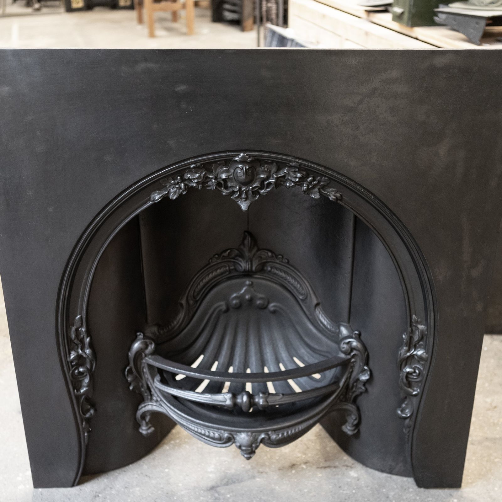 Grand Ornate Victorian Style Cast Iron Insert photo buy