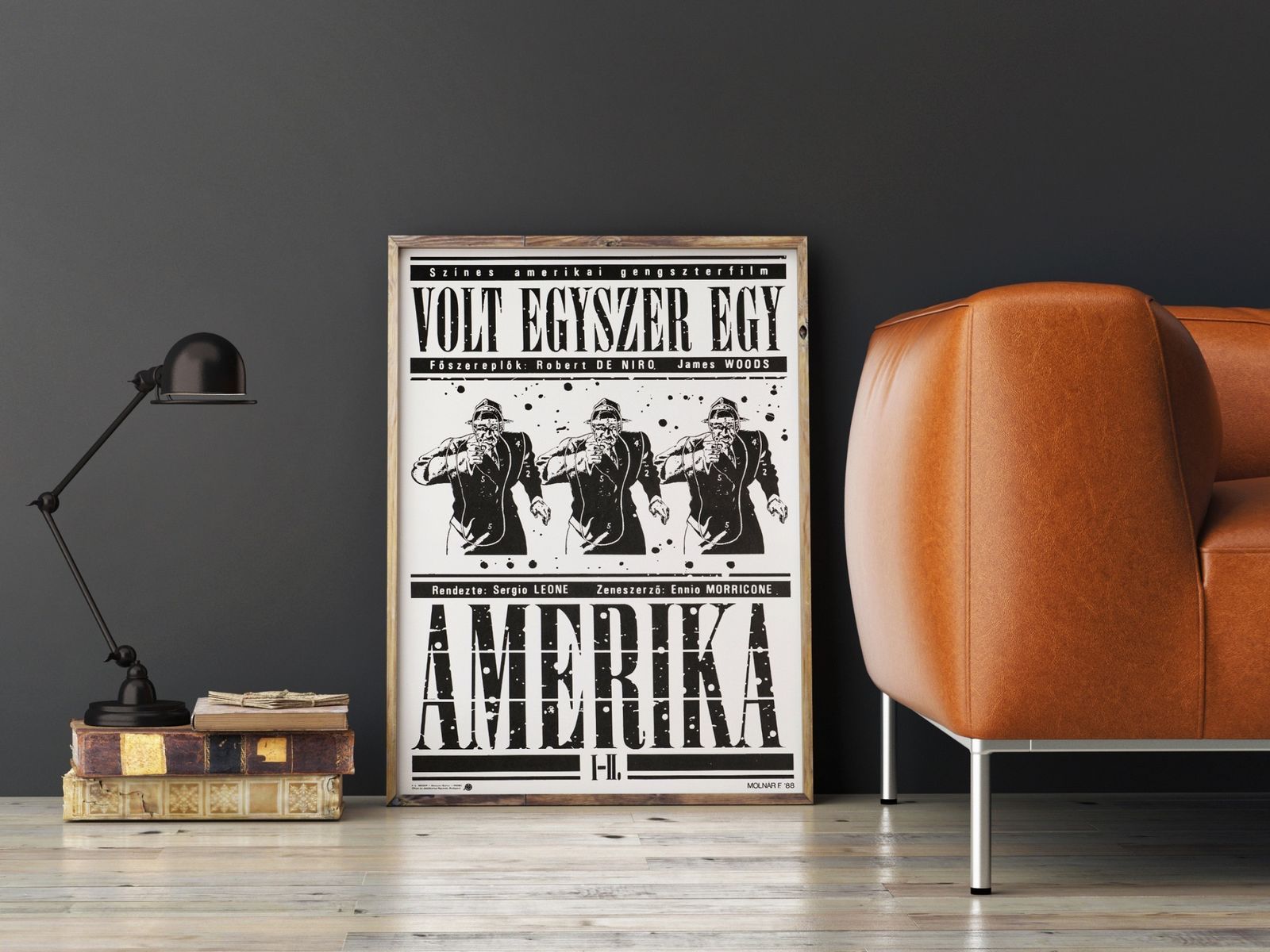 "Once Upon A Time In America" Original Vintage Film Poster, Hungarian, 1988 photo for sale
