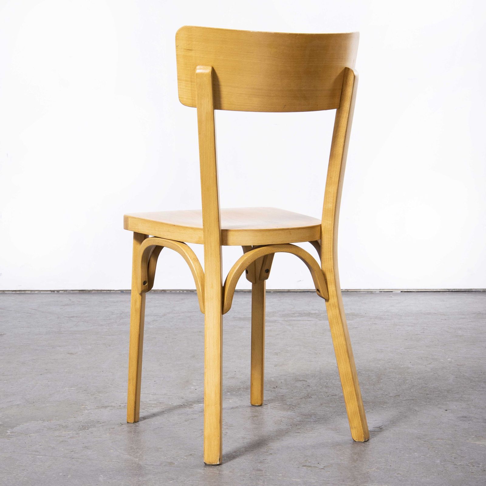 photo furniture 1950’s French Baumann Blonde Beech Bentwood Dining Chairs – Set Of Six