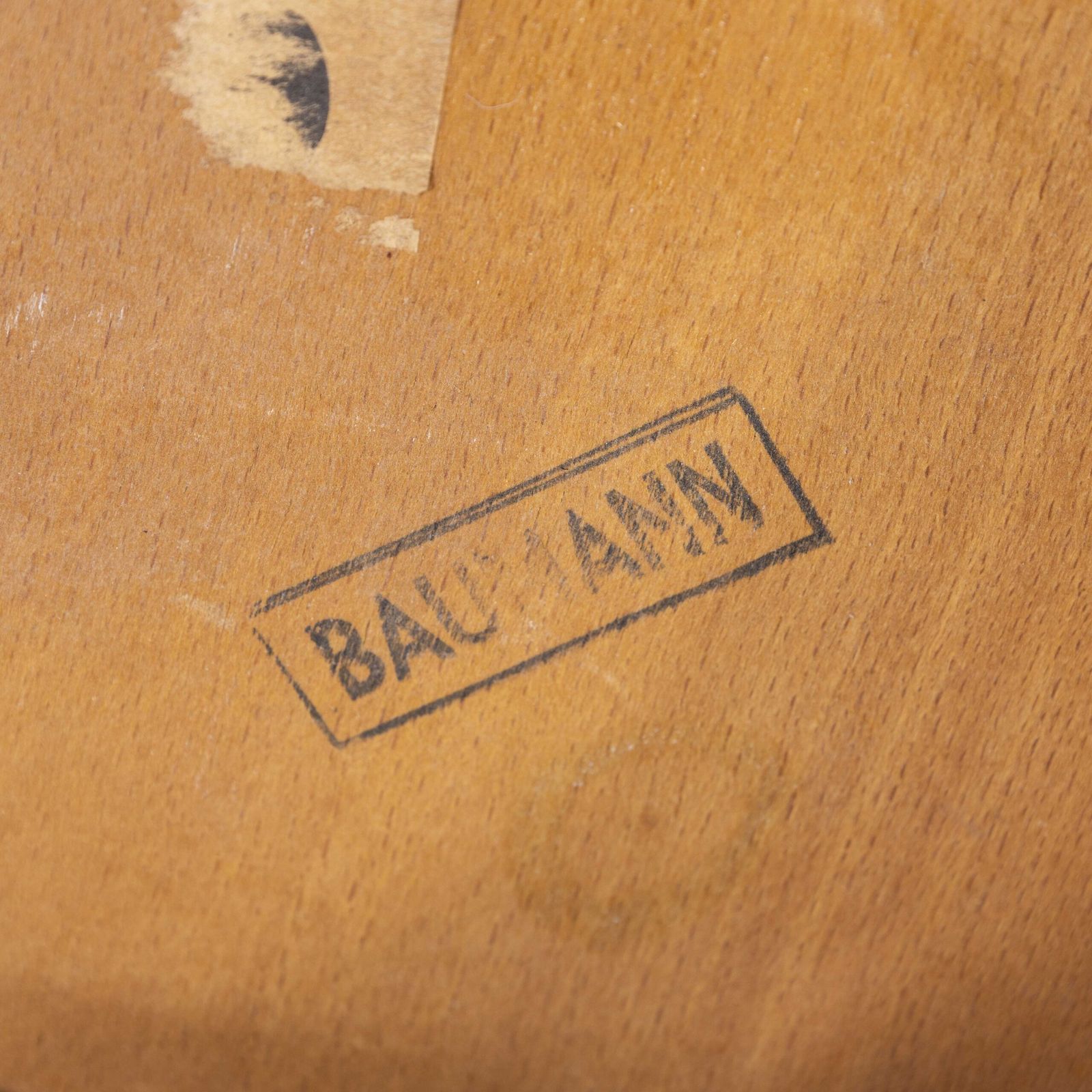 photo for sale 1950’s French Baumann Blonde Beech Bentwood Dining Chairs – Set Of Eight