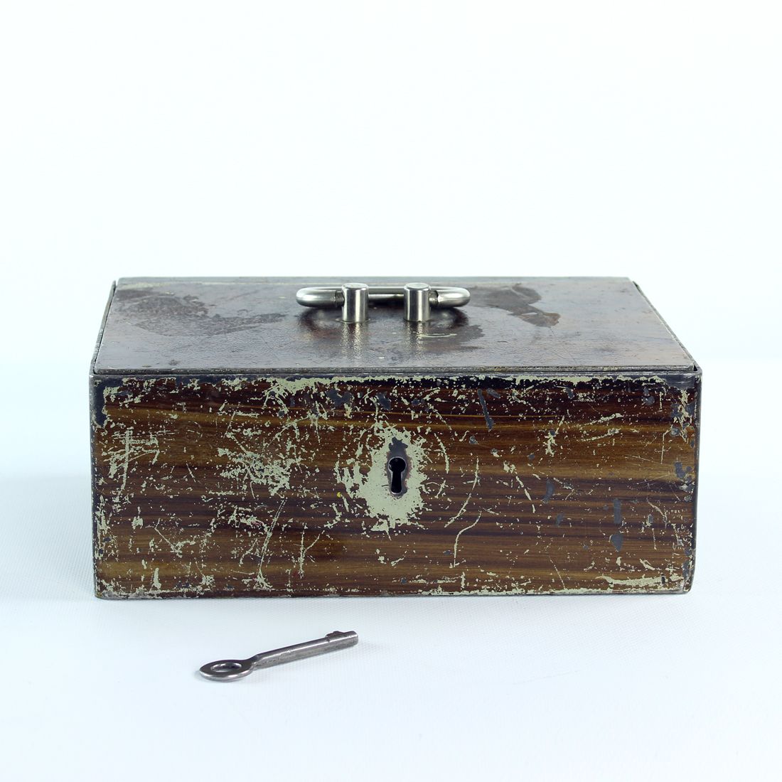 Vintage Safe Deposit Box, Czechoslovakia 1930s photo buy