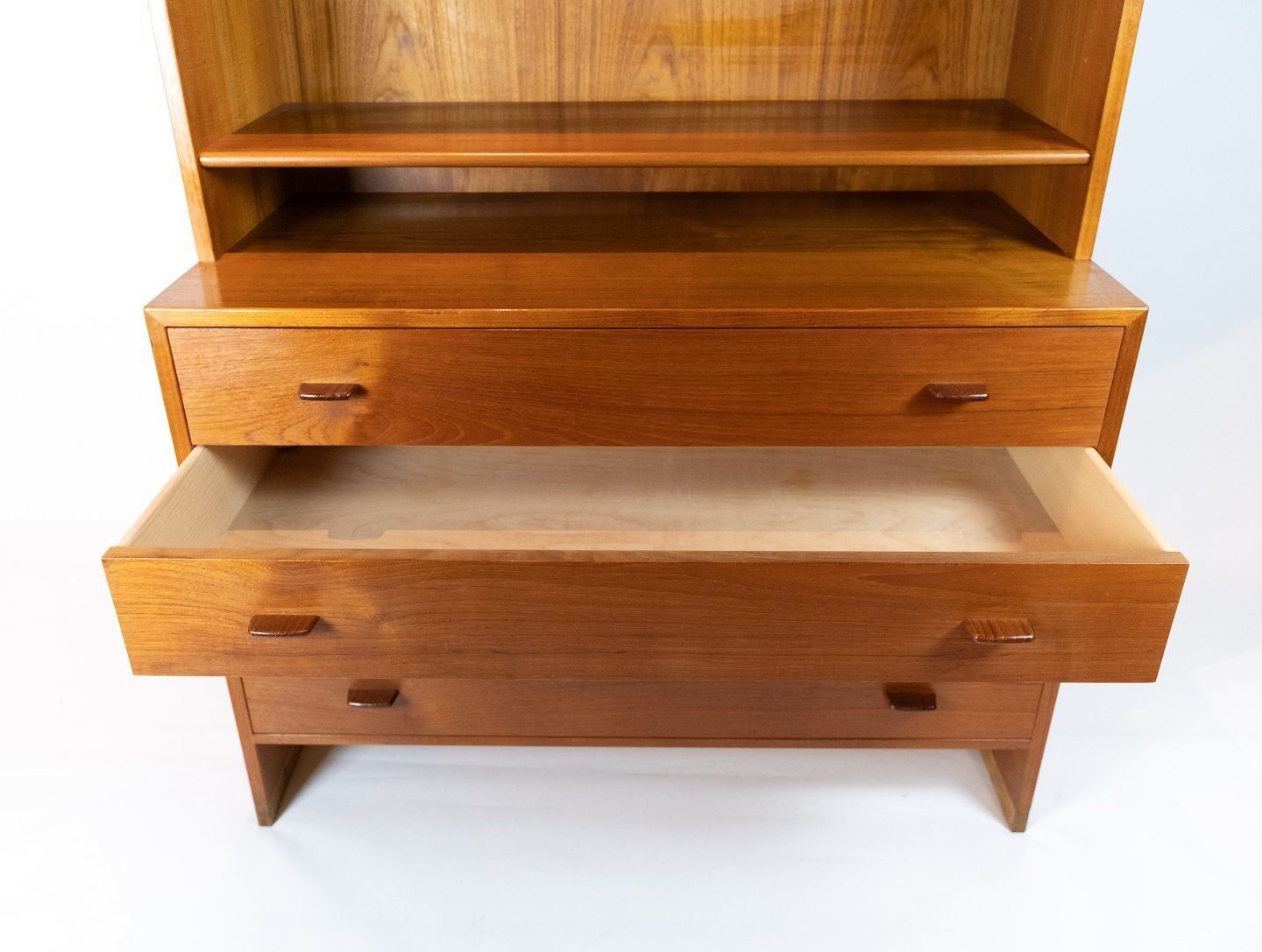 Bookcase With Four Large Teak Drawers Designed By Hans J. Wegner From The 1960s. photo Furniture