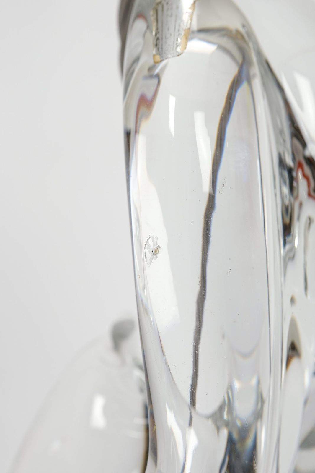 photo buy Charles Schneider, Large Crystal Glass Lamp, Paris, 60s