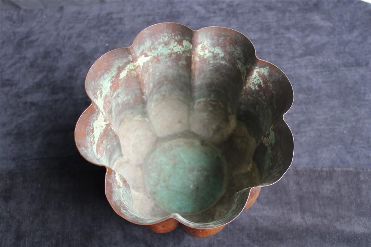 Rare Italian Vase 1930 Embossed Copper Gio Ponti For Nino Ferrari Attributed photo furniture