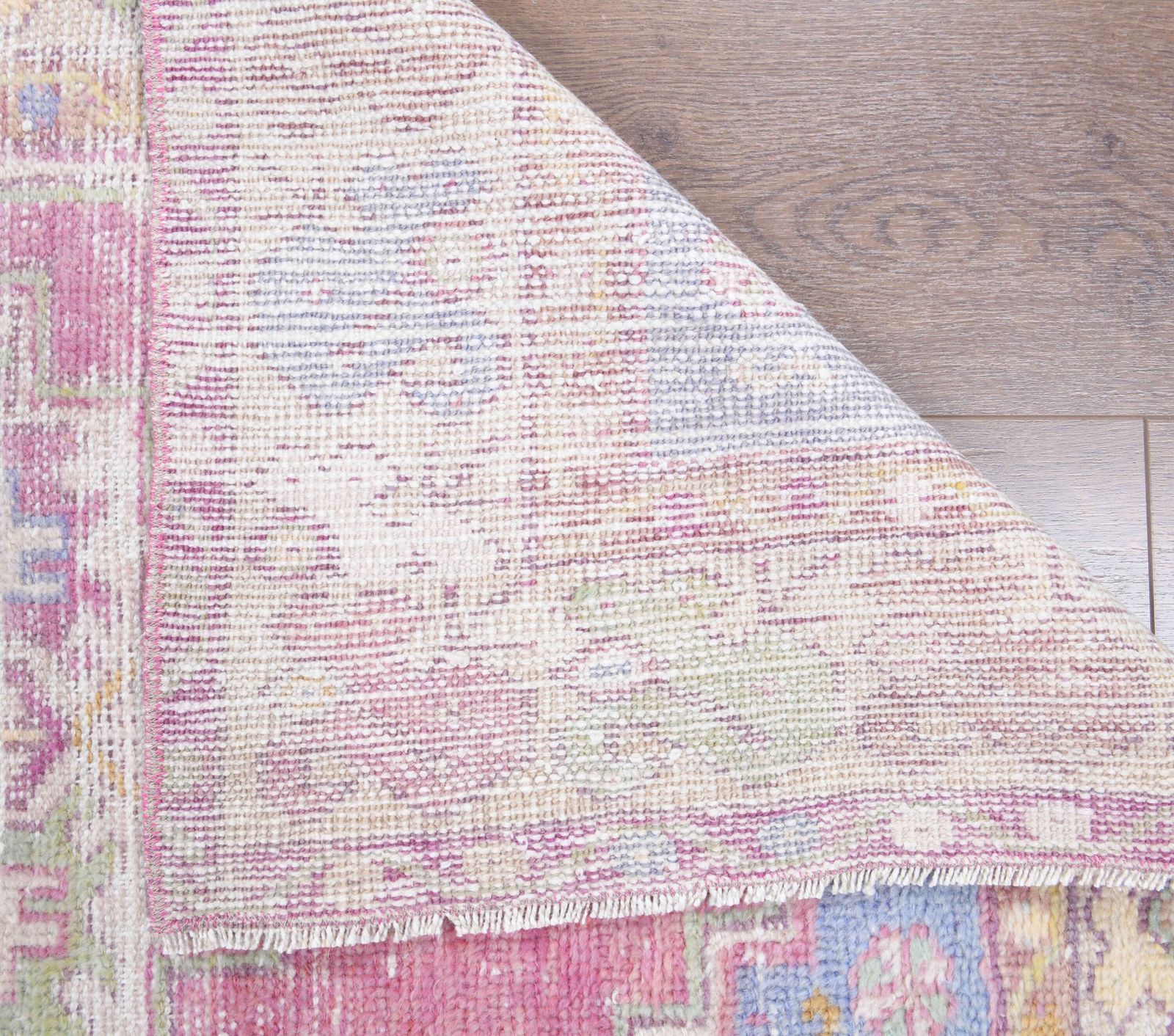 Turkish Antique Oushak Rug Runner, Handmade Wool Carpet, Hallway Low Pile Rugs, Farmhouse Decor, One Of A Kind, Traditional, Boho Decor photo Textiles