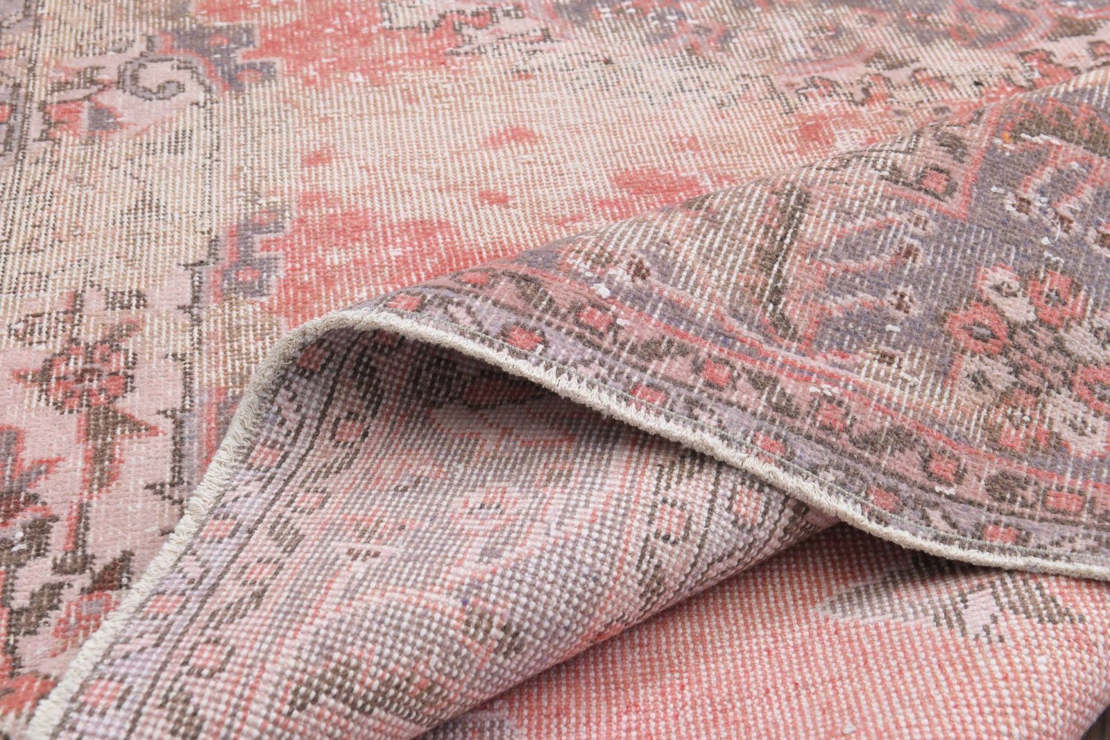 photo furniture Turkish Oushak Vintage Rug, Handmade Wool Rug, Red Area Rug, Rustic Carpet, Farmhouse Decor, One Of A Kind, Made In Turkey
