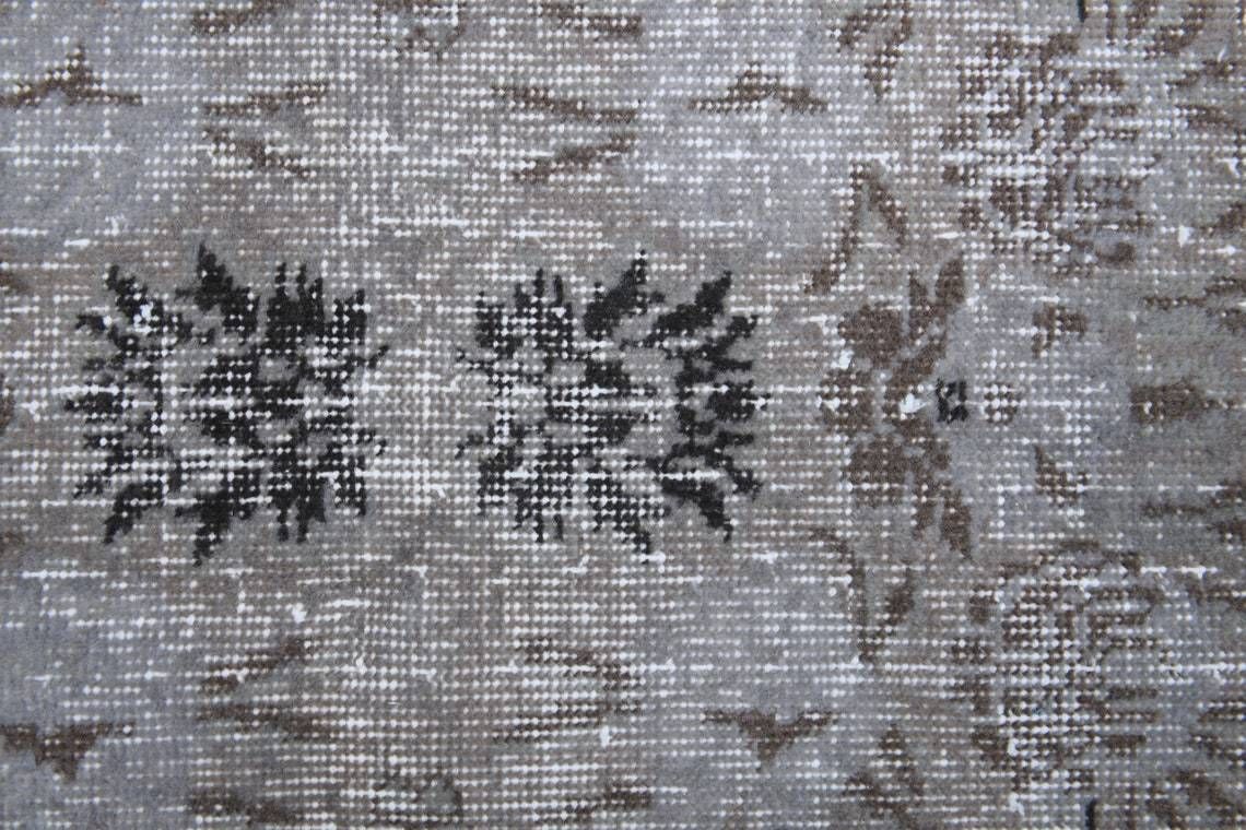 6x9 Turkish Vintage Area Rug, Oushak Handmade Wool Carpet, Distressed Rug, Farmhouse Decor, One Of A Kind, Made In Anatolia photo buy