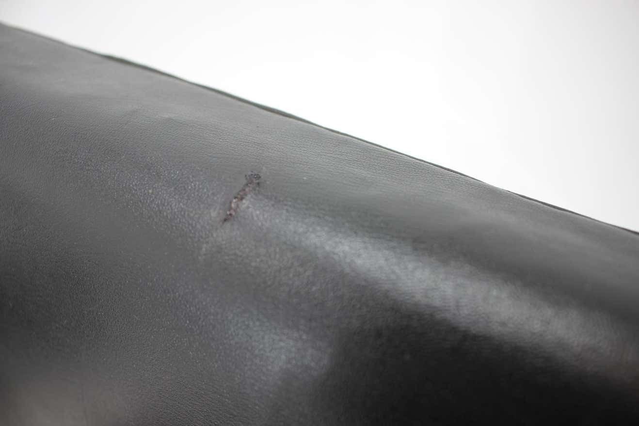 1970s Swivel Chair In Black Leatherette, Czechoslovakia photo vinterior