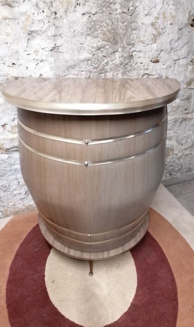 Furniture Mid Century (Barrel Cocktail Bar ) By Bardget Of London photo